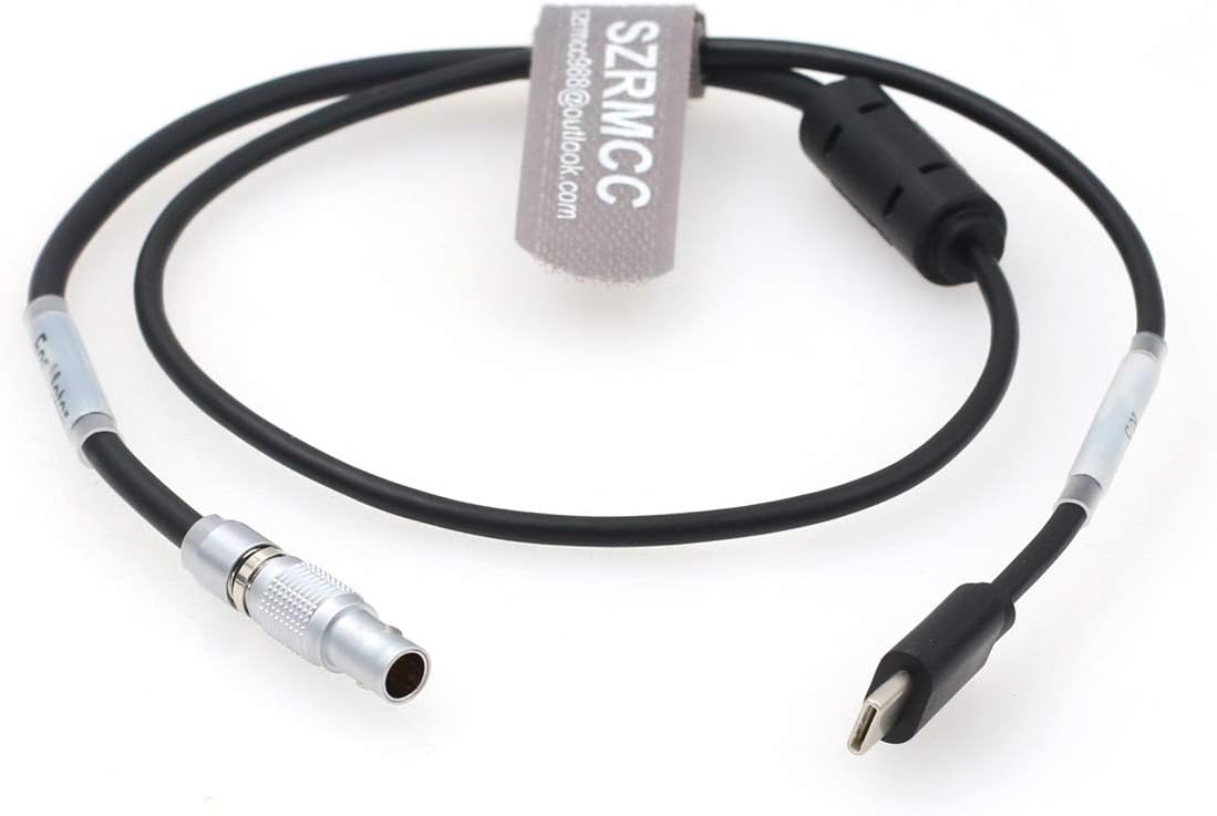 SZRMCC Tilta Nucleus-M Motor Run Stop Cable 7 Pin Male to USB C Type-C for Nikon Z6 Z7 Canon R5 R6 C70 Blackmagic Pocket 6K 4K Camera