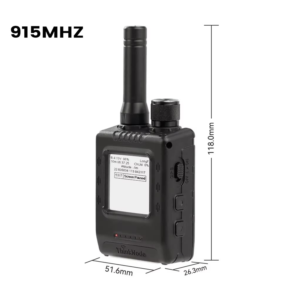 Transcepteur de Signal Meshtastic Think Node M5 Lora - avec Écran EPD de 1,54 Pouce et Fonction GPS 815MHZ
