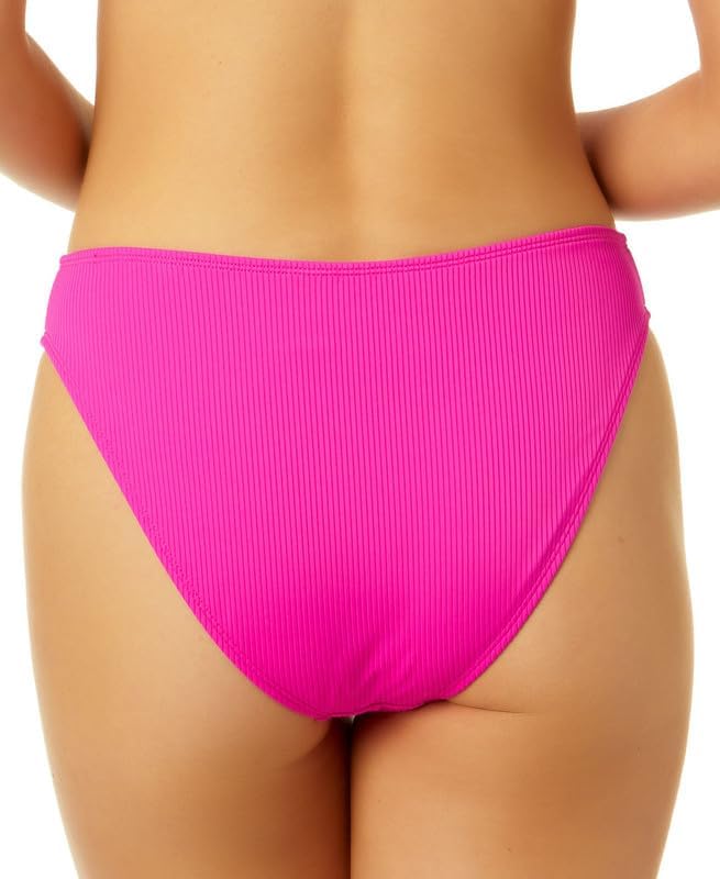 Women's Juniors' V-Front Hipster Bikini Bottoms (Pink, X-Large) - Image 2