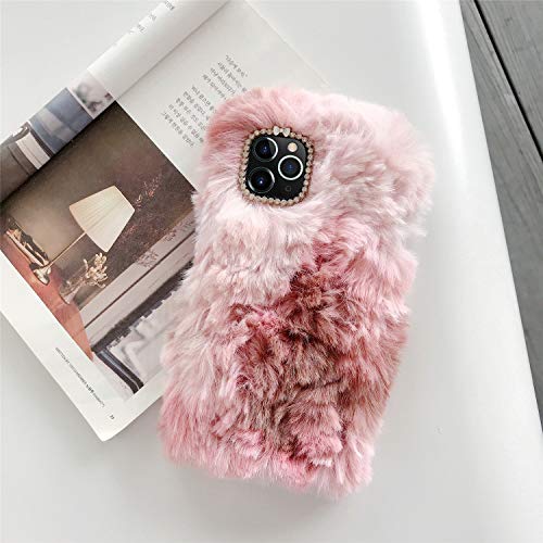 Coque silicone iPhone 13 Pro Max strass rose Guppy souple 17 cm