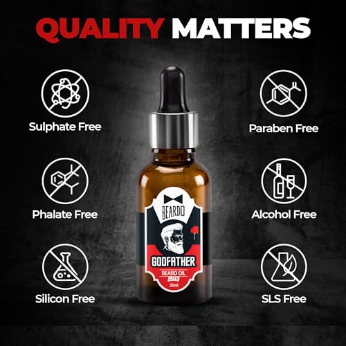 BEARDO Store Beardo Godfather Lite Beard and Moustache Oil 30ml - Image 7