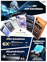 LISEN 54W Zigarettenanzünder USB C, PD&QC3.0 Auto Ladegerät KFZ – Ansicht 3