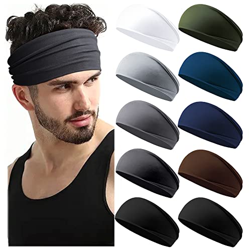 Pack 5 Diademas Deportivas Antideslizantes - Cintas Para Pelo Hombre/Mujer/Niños, Para Yoga, Correr, Fútbol