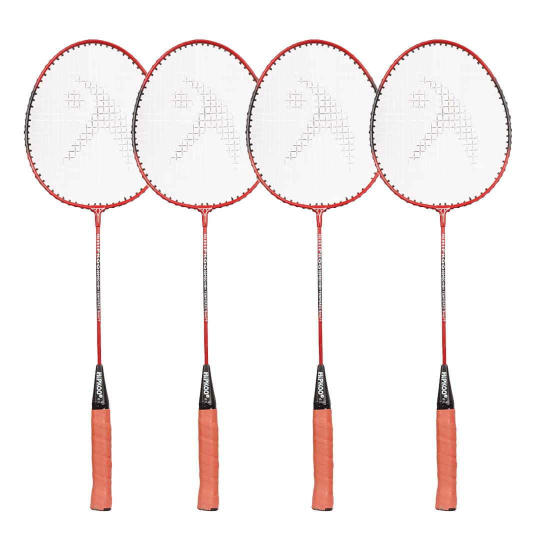 Hipkoo Sports Wide Body Aluminum Badminton Ruby Racket with Cover, Ideal for Beginner, Flexible, Lightweight & Sturdy (Red, Set of 4) (B07BYLTGSX) Amazon Price History, Amazon Price Tracker