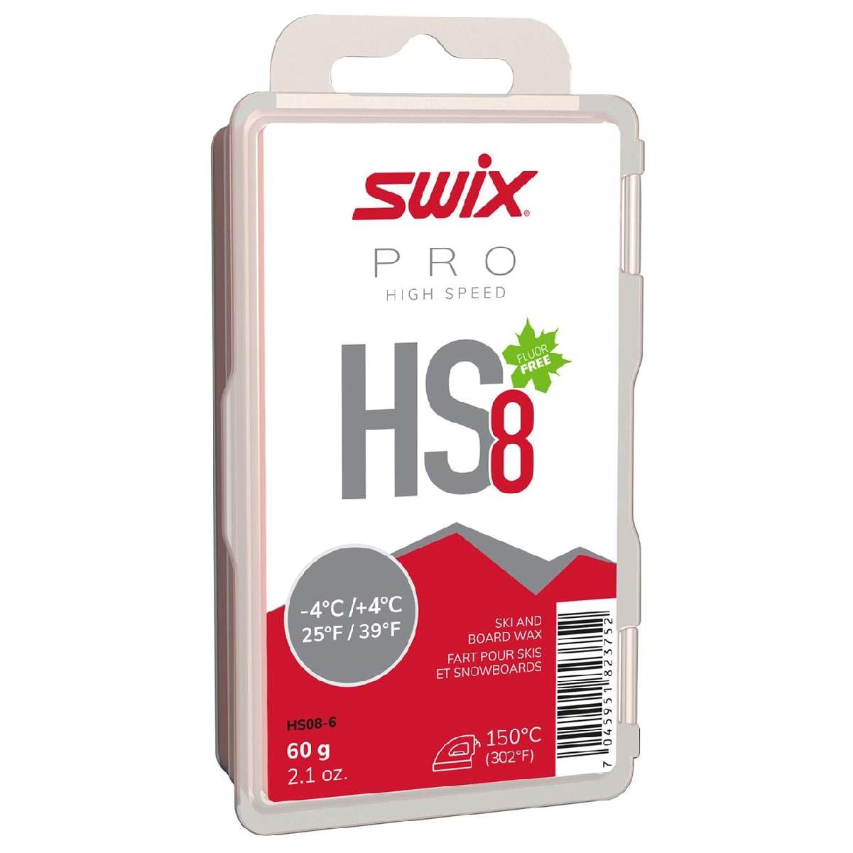 Amazon.com : Swix HS8 Red High Speed Ski & Snowboard Wax for
