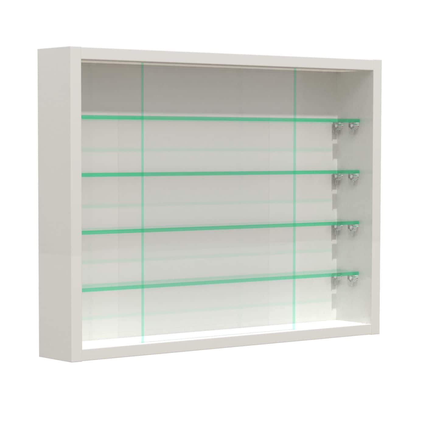 VDD Vitrine stehend Hängevitrine - Glasböden 50 cm breit x 4,5 tief - Schiebetüren