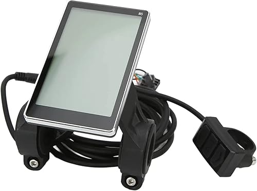 Computadora eléctrica de ciclismo para bicicleta, 24 V, 36 V, 48 V, 60 V, medidor de pantalla universal M5 LCD, velocímetro con conector impermeable