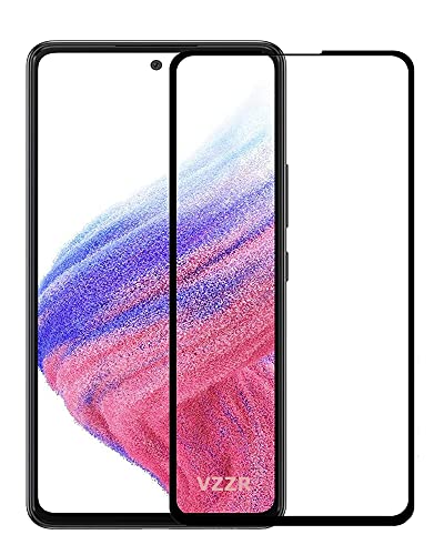 Image of VZZR?'s D+ / 11D Tempered Glass for Samsung Galaxy A53 5G - Edge to Edge, 9H, 2.5D, 0.3mm, Full Glue, Full HD, Cover /Case Friendly Anti Scratch Screen Protector Guard with Easy Installation Kit