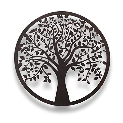 Joypucofe Vintage Home Decor Metal Wall Decoration 19.68 Inches Tree Of Life Suitable For Housewarming Gifts Outdoor Garden And Farmhouse Living Room Bedroom #TOP2