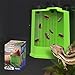 XAGMODSHN Space Saving Reptiles Feeder with Strong Suction Cups Wall Mounted Terrariums Corner Feeder for Bearded Dragons