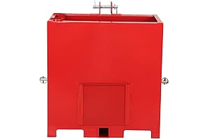 Ballast Box: 800lb Capacity for Category 1 Tractor and Loader Hitches