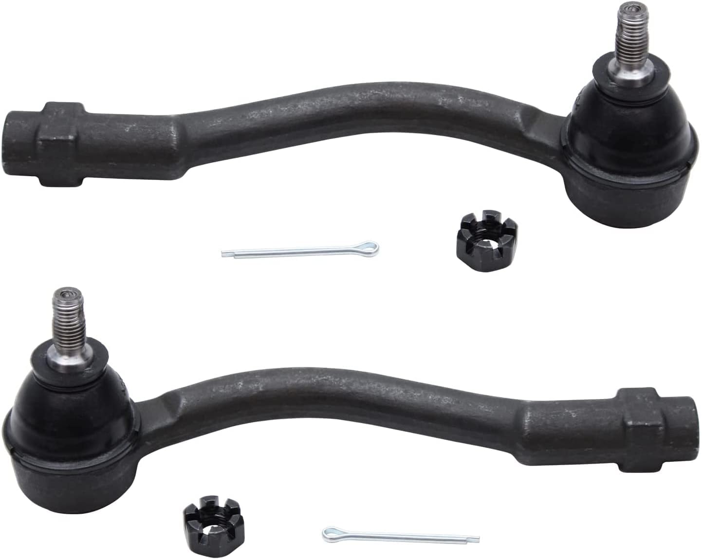 Detroit Axle - Front 10pc Suspension Kit for 06-11 Kia Rio Rio5, 4 Tie Rod Ends 2 Lower Ball Joints 2 Boots 2 Sway Bars 2006 2007 2008 2009 2010 2011 Replacement