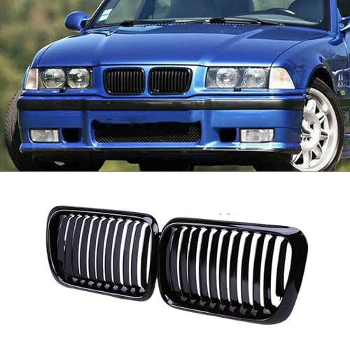 Rejilla ABS reemplazo frontal para E36; resistencia superior contra impactos y clima 3