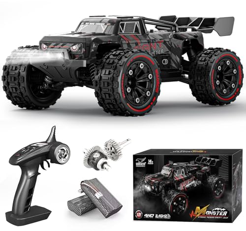 1:16 Scale All Terrain Fast RC Cars for Adults 40KPH, 4WD Electric Off-Road Remote Control Monster...