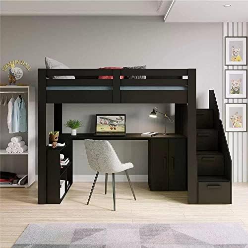 Cama Alta Star Plus Office Gamer Casatema Preto