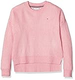  Tommy Hilfiger Mädchen Pearlescent Sweater Kapuzenpullover, Pink (Pink Tf4), 104/110 (Herstellergröße: 104)