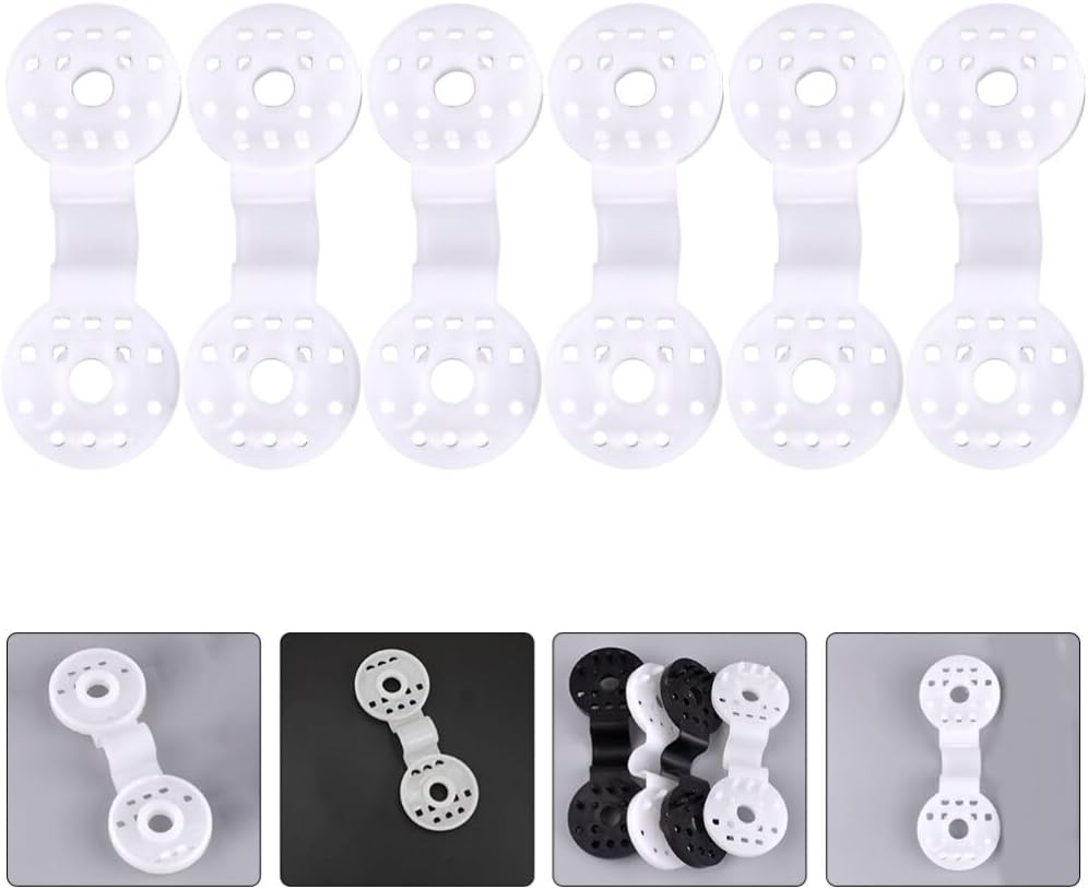 Yardwe 50pcs Shade Cloth Clips Heavy Duty Plastic Netting Fixing Clips for Greenhouse Sunshade Gardening Reusable Sturdy Easy to Store Transport for Outdoor Shade