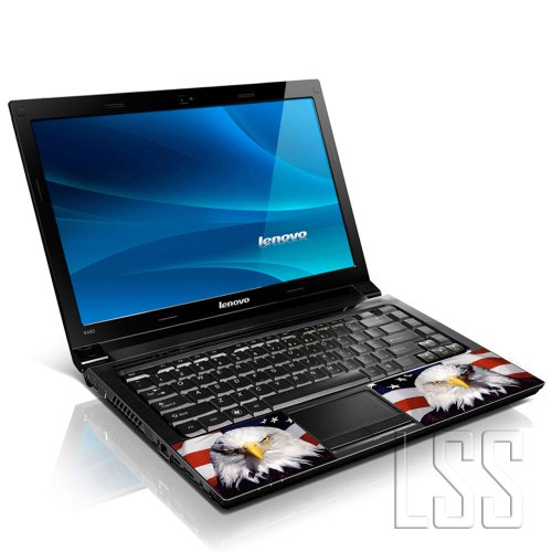 Image of LSS 15 15.6 inch Laptop Notebook Skin Sticker Cover Art Decal Fits 13.3 inch 14 inch 15.6 inch 16 inch HP Dell Lenovo Apple Asus Acer Compaq (Free 2 Wrist Pad Included) USA Eagle