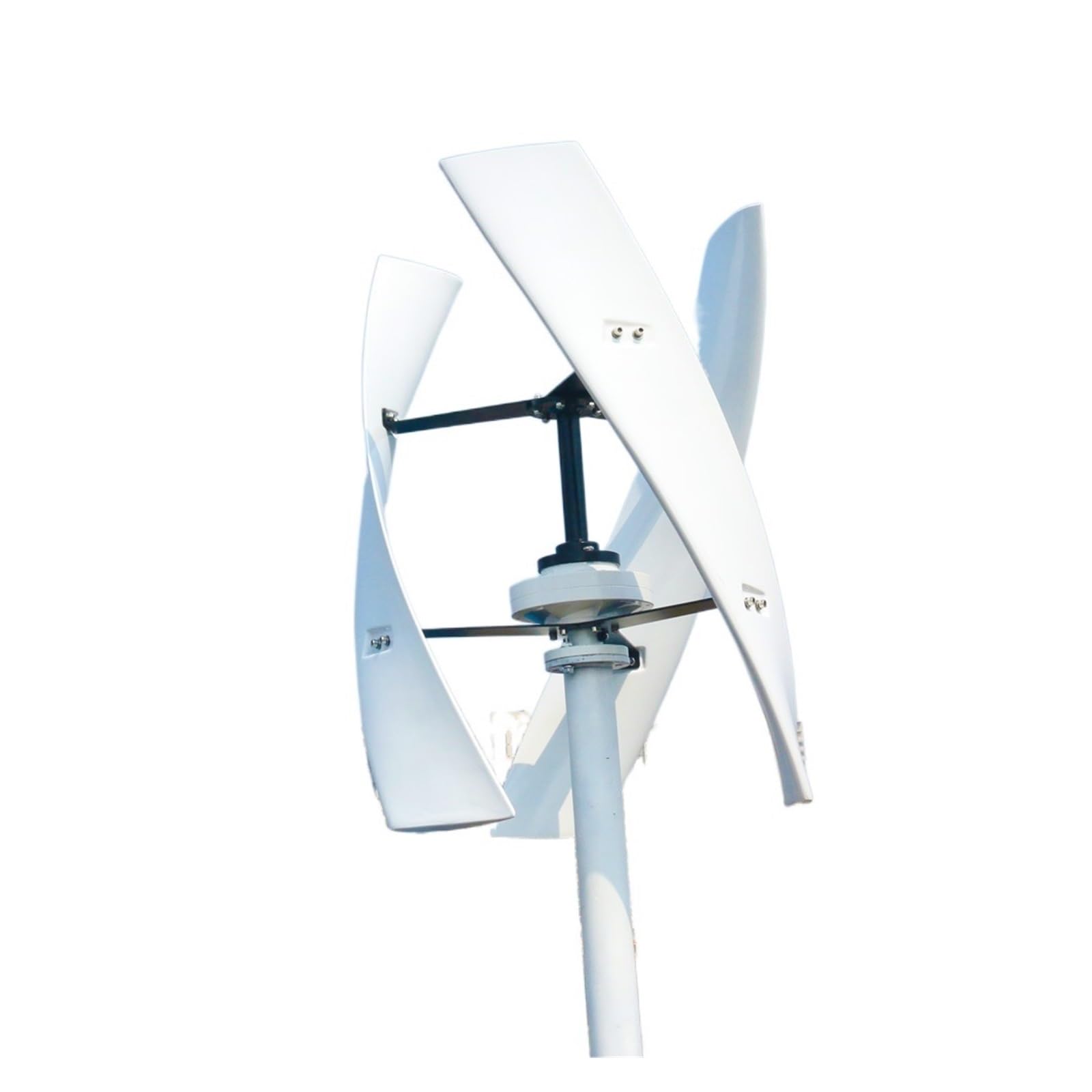 Windturbinengenerator, Energie Windmühle 400w 600w 800w Vertikale Achse Permanent Maglev Wind Turbine Generator 12v 24v 48v Mit MPPT Controller für Marine, Wohnmobil, Zuhause(Green,48V)