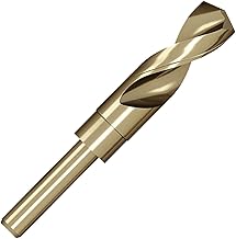 Meccion HSS-Co Metallbohrer Professional Abgedrehter Schaft Präzisions Geschliffene Spiralbohrer für Metall, Edelstahl und Eisen (22.5mm)