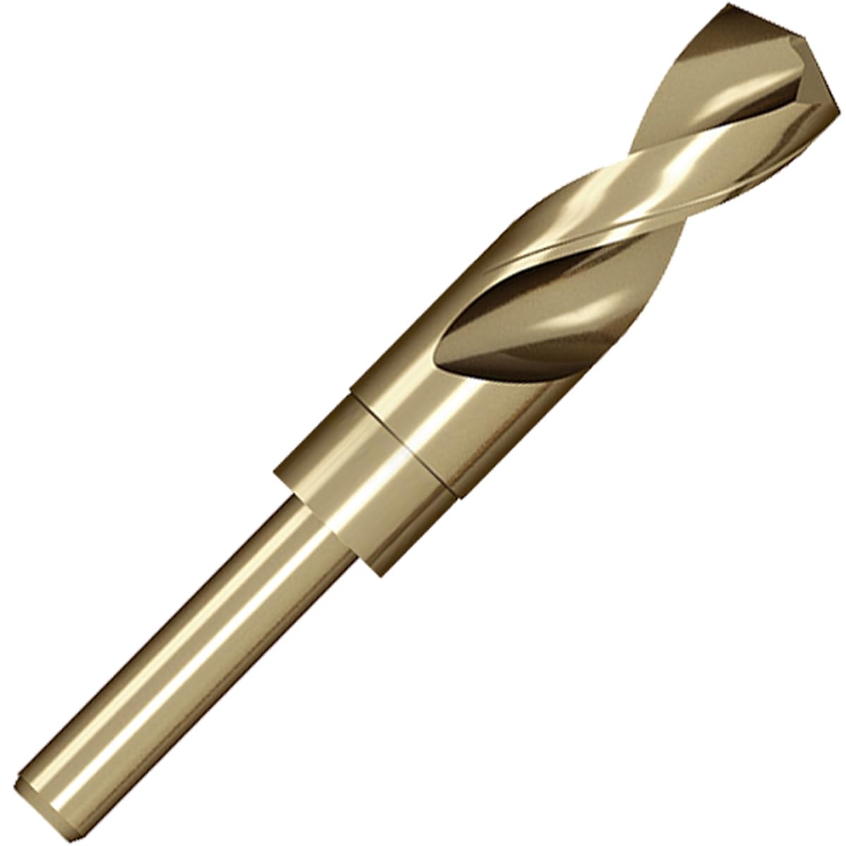 MeccionHSS-Co Metal Drill Professional Twisted Shank Precision Ground Twist Drill Bit for Metal, Stainless Steel and Iron (21.5 mm)