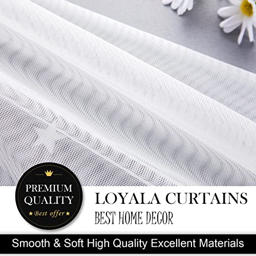 Rideaux occultants double couche Loyala isolant du froid et de la lumière 160cm