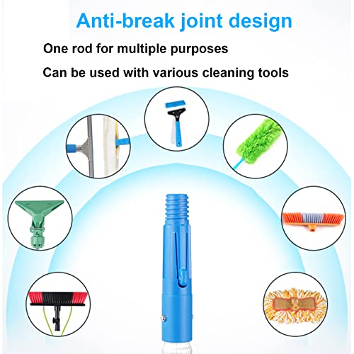 Herramienta limpiadora de ventanas con mango extensible para lavado exterior 5