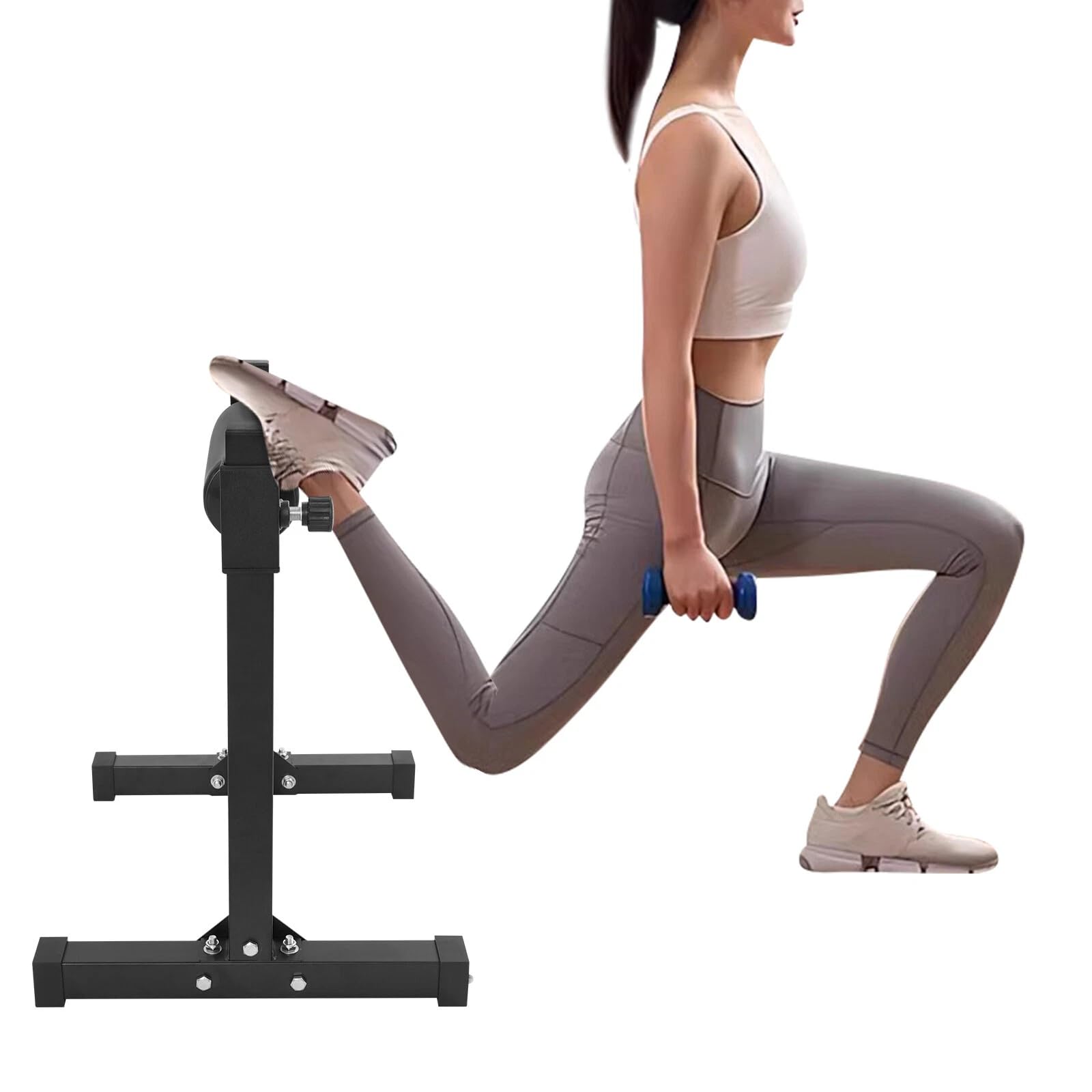 Multifunzionale Squat Rack e Squat Stand, regolabile in altezza con carico massimo 200 kg, per palestra in acciaio al carbonio
