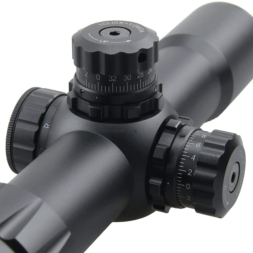 Vector Optics  Mustang 1.5-4×30 Vector Optics Mustang 1-4x24 FFP Riflescope With One Piece