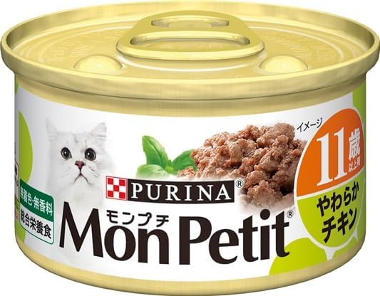 モンプチ 缶 11歳以上用 やわらかチキン