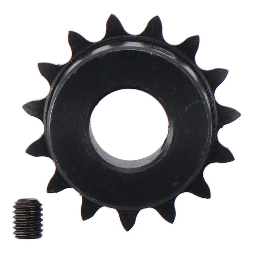 SHUATI 15 Tooth Gear,Roller Sprocket 25 Chain,C45 Carbon Steel