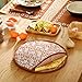Honeydak 2 Pcs 12 Inch Tortilla Warmer Pouch, Mexican De Barro Talavera Pottery Pattern Microwavable Insulated Cloth Pouch for Tortillas, Tacos, Naan, and Pizza Rolls