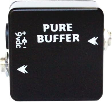Effect Pedal for Guitar and Bass Pure Buffer Design to Eliminate Tone Sucking, Compact and Lightweight with 1/4 Connections