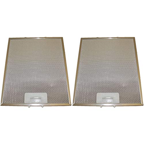 Ufixt 2 filtros de grasa universales de metal para campana extractora, 280 mm x 340 mm, compatible con AEG, Ariston, Atag, Baumatic, Beko, Belling, Bosch, Candy, Cannon, Cerama y Comet