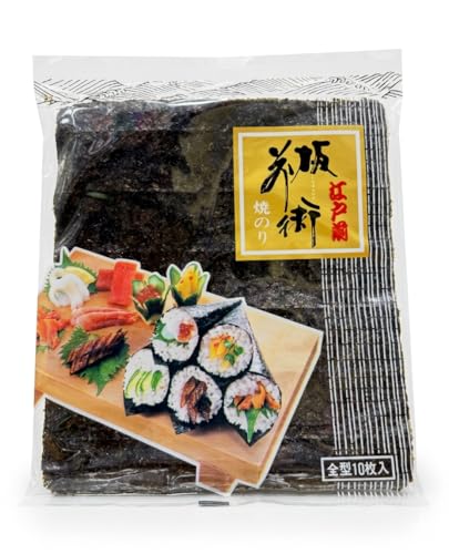 Edo Mae Yaki Nori Roasted Seaweed Sheets 10 Sheets for Sushi Rolls