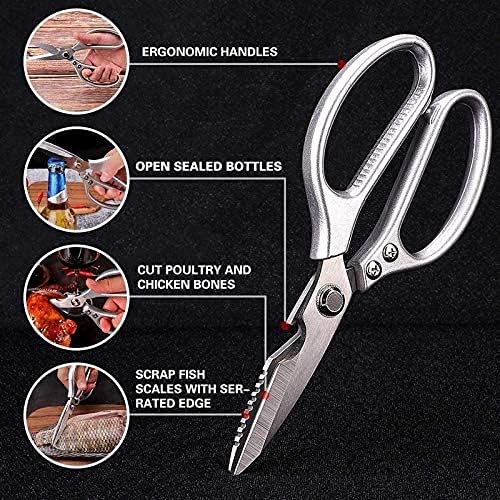 Kitchen Scissors Kitchen Shears Poultry Made of Stainless Steel with Aluminum Handle for Chicken?Fish?Poultry Shears