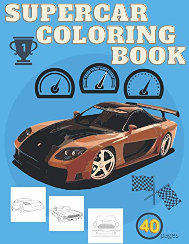 SuperCar Coloring Book: The Ultimate Luxury Car Coloring Book Gift For Boys And Girls For All Age Exotic HyperCar Designs Cool Supercars image 3