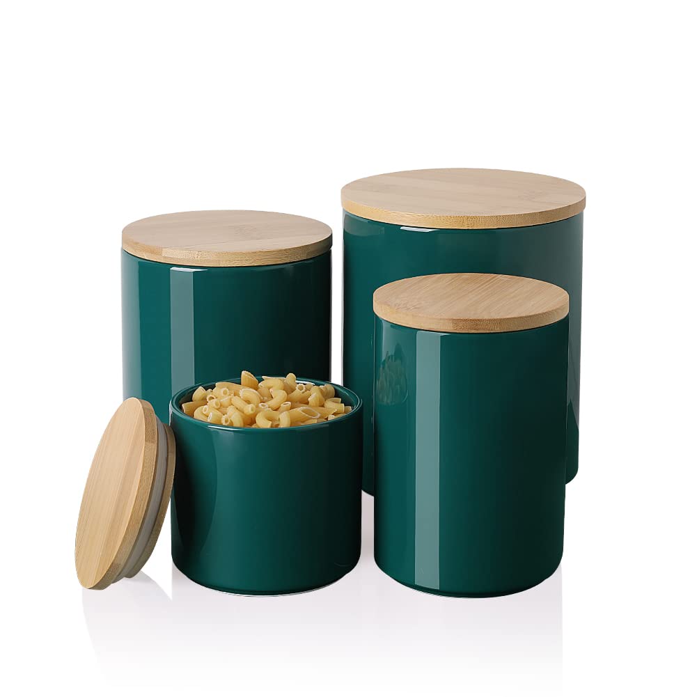 Buy Sweejar Ceramic Kitchen Canister Sets, Porcelain Container for