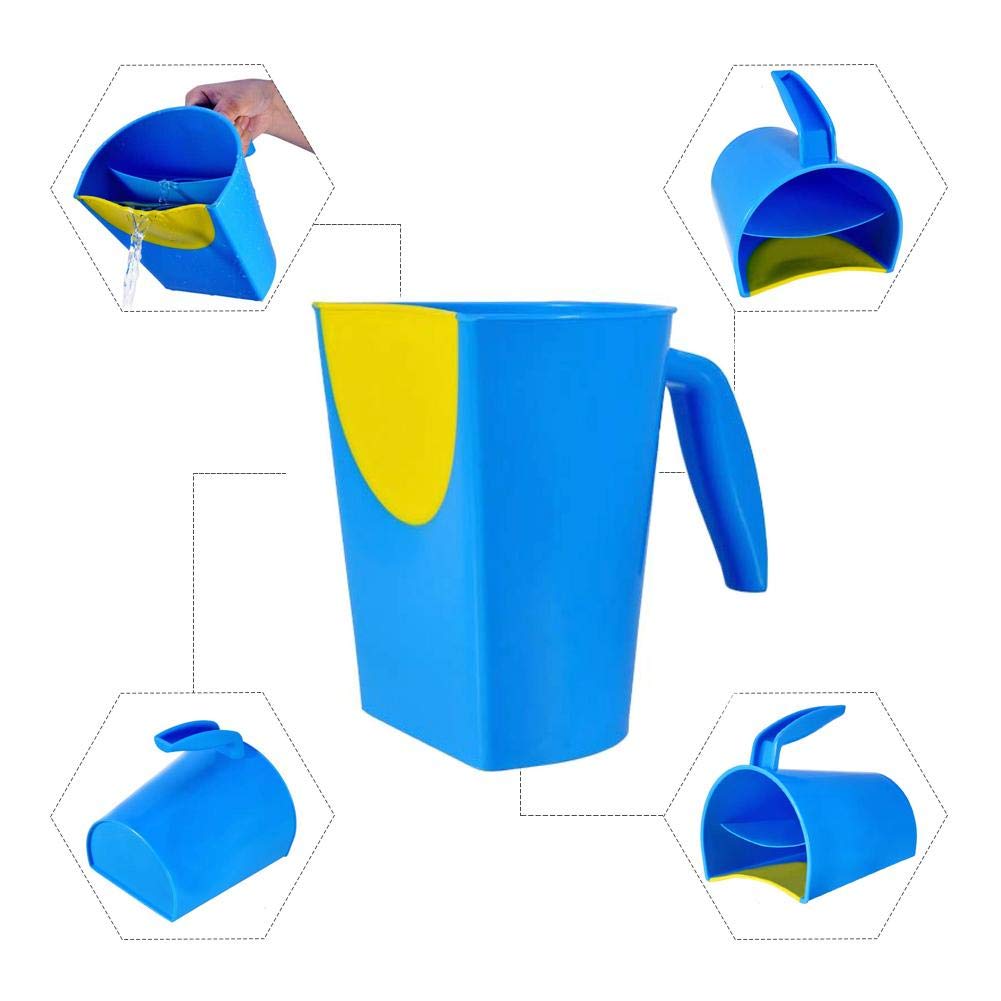 Tasse De Rinçage Bébé Hippo - Protection Yeux - Jouet De Bain Amusant