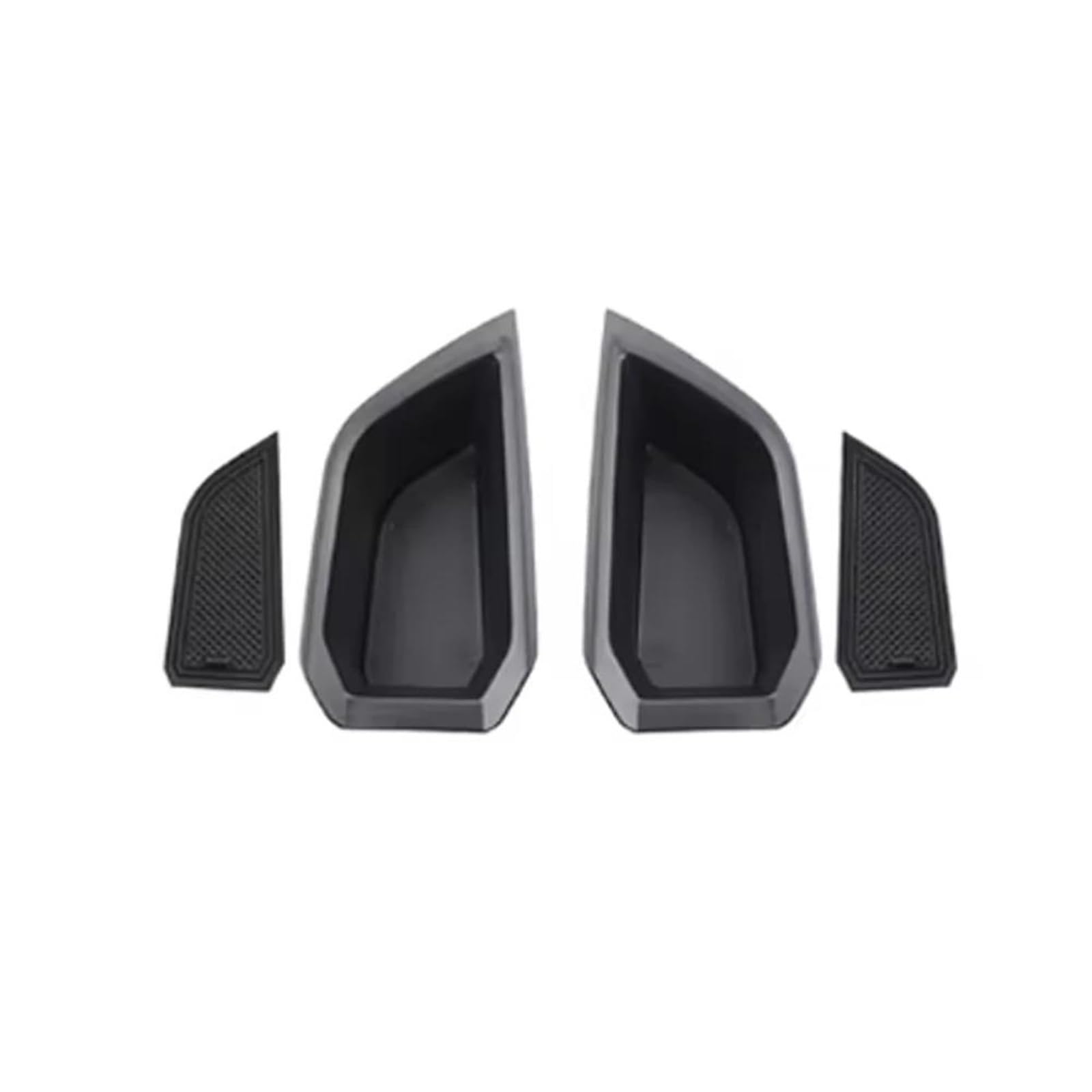 Fcaopcwama Back Door 2Pcs For Audi Q4 E-Tron Etron 2019-2025 Car Front Rear Door Storage Box Central Armrest Cases Accessories Car Armrest Storage Box