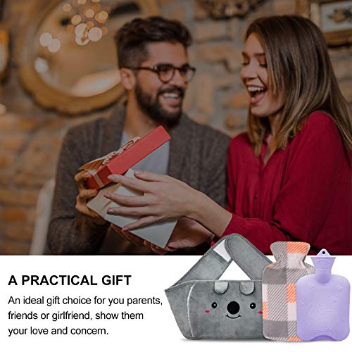 Hot Water Bottle Hot Water Bag Rubber Warm Water Bag Hot Water Bottle With Waist Belt Cover For Neck And Shoulder, Back,Hand, Legs, Waist Warm #TOP6