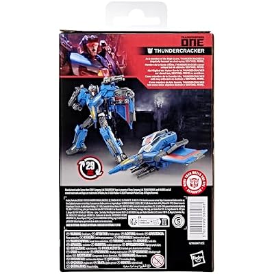 Transformers Studio Series ONE Thundercracker, Deluxe Class 5.25-Inch Converting Action Figure, Robot Toys for Ages 8+