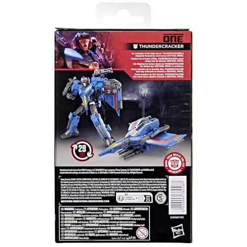 Thundercracker z kolekcji Transformers Studio Series z filmu "Transformers: Początek", 13-centymetrowa przekształcająca się figurka klasy Deluxe, zabawkowe roboty dla dzieci w wieku od 8 lat