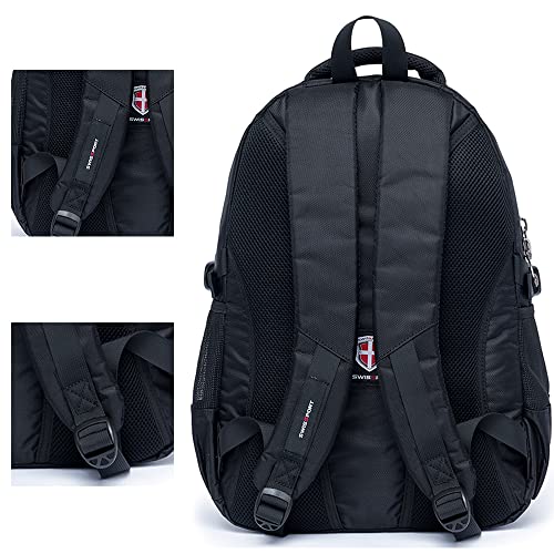 Mochila Executiva Swissport Escritório Impermeável Masculina Reforçada Notebook 5 5118KmQ4OoL