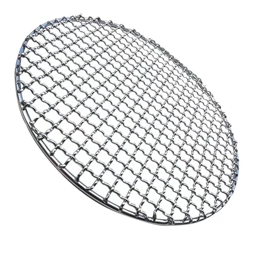 Rejilla para carbón y asados uniformes de acero inoxidable para mallas circulares 2
