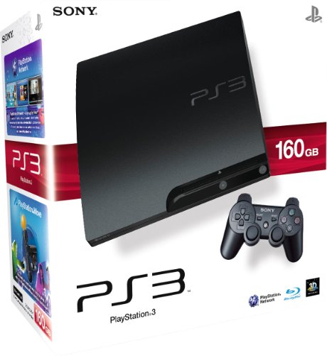 Sony Playstation3 160GB Slim Console[Importación inglesa]