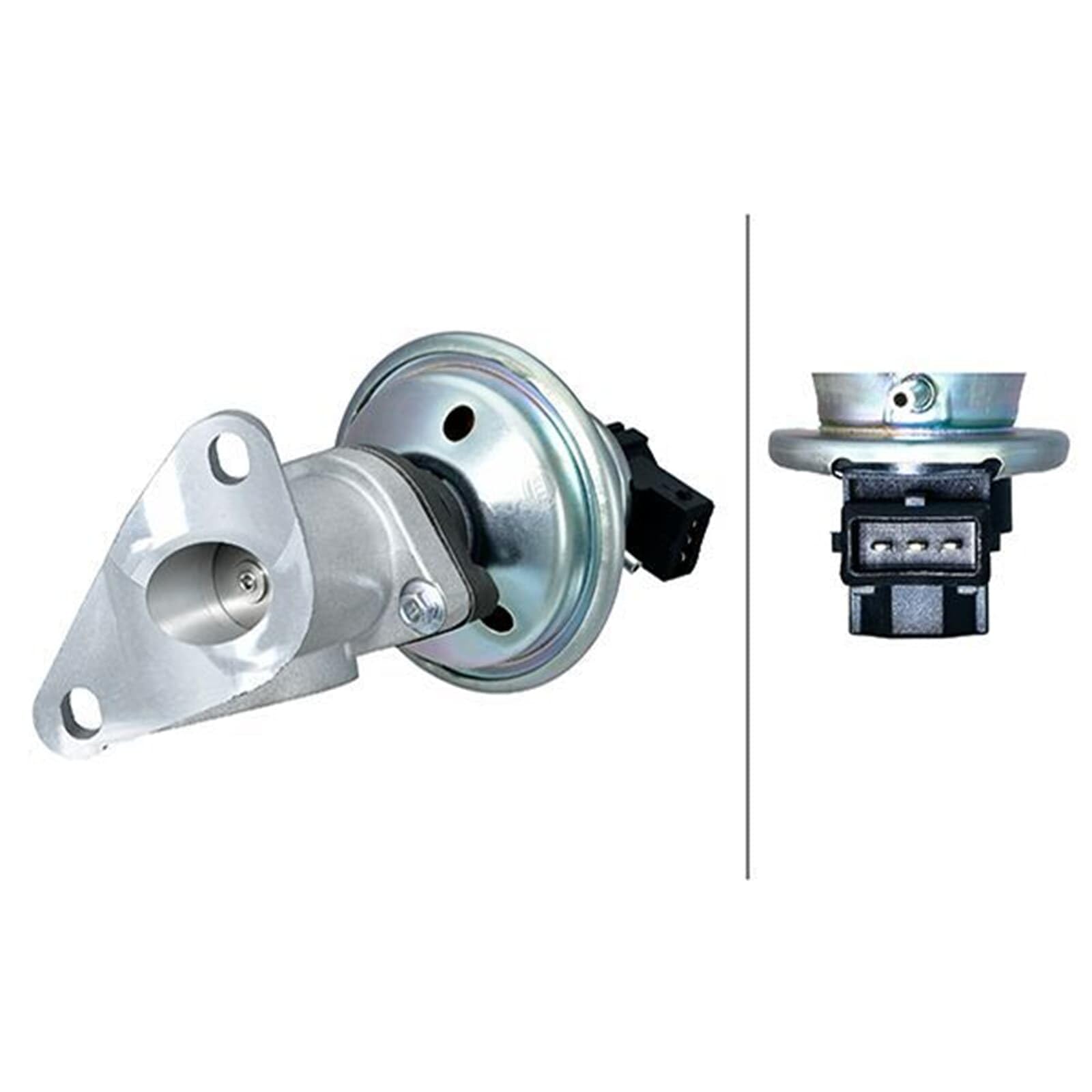 HELLA 6NU 014 865-211 Válvula EGR - 12V - eléctrico - 3polos - con junta