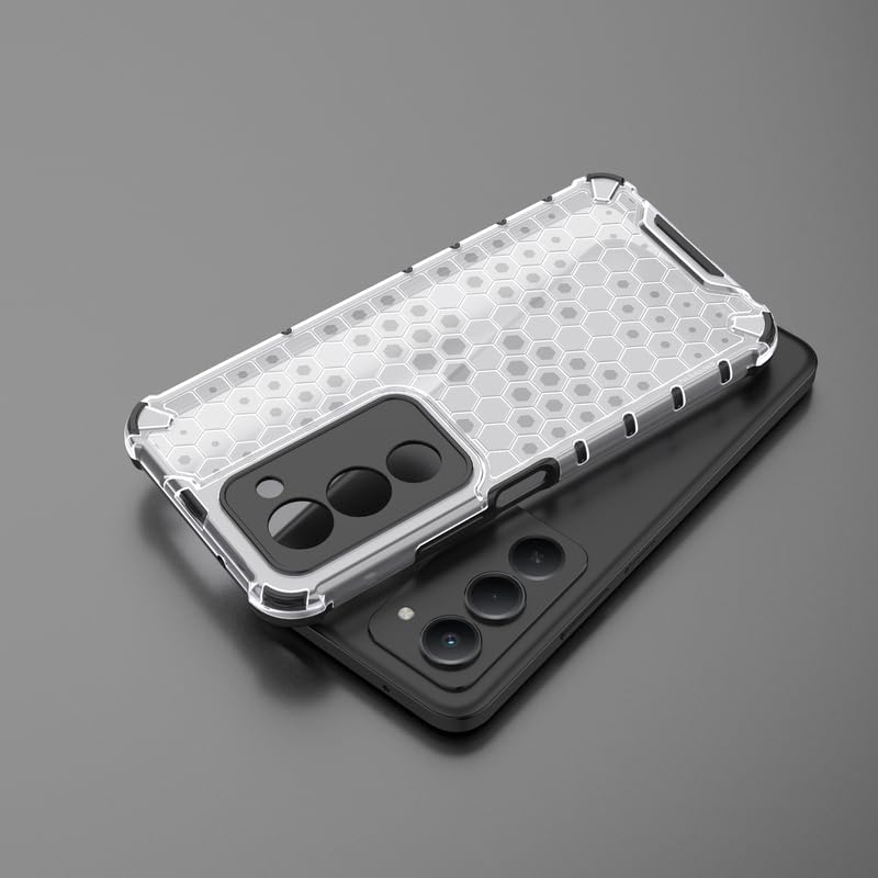 Image of Plastic Bumper Back Case Cover for Redmi 15 5G (Transparent)