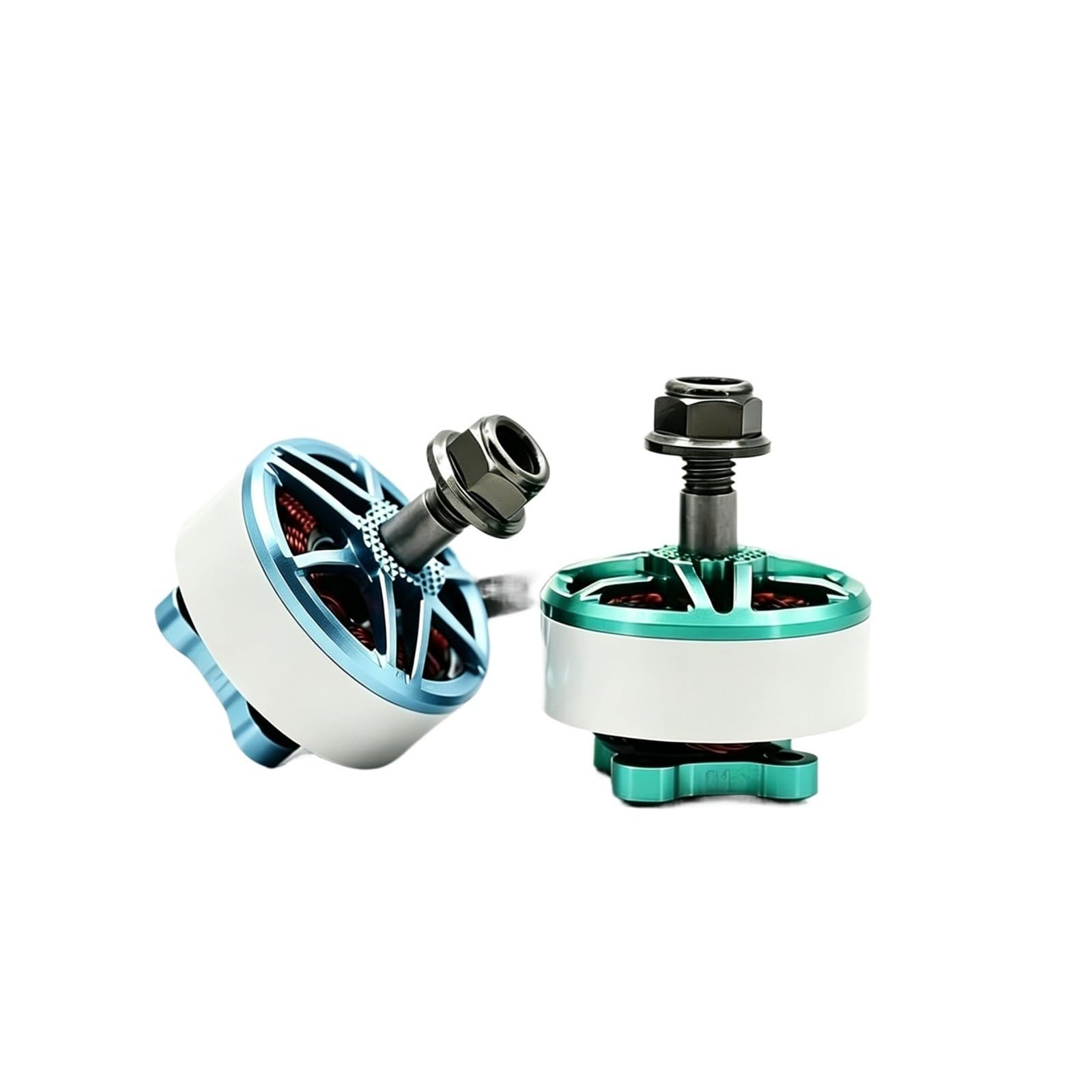 Motor sin escobillas V2207 V2 KV2550 para cuadricóptero FPV azul 7