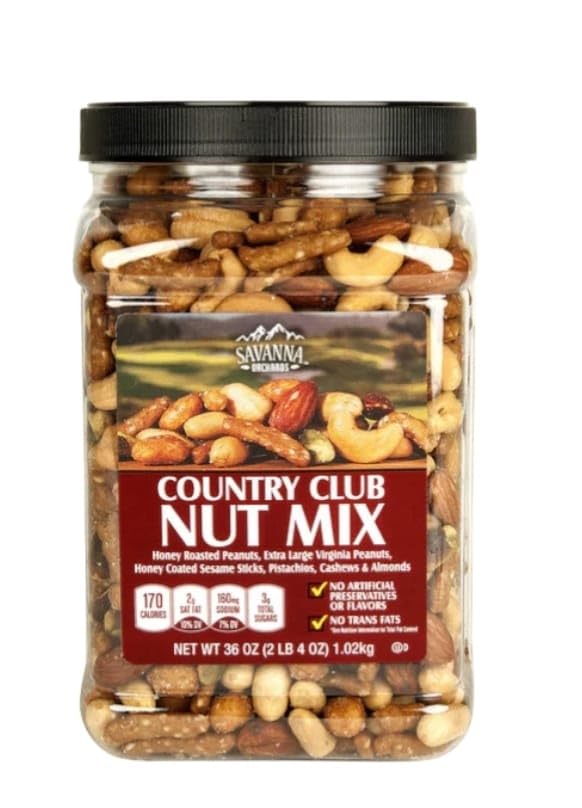 Generic Asr Savanna Orchards country club Mixed Nut Snack, 36 oz, 2.25 Pound (Pack of 1)